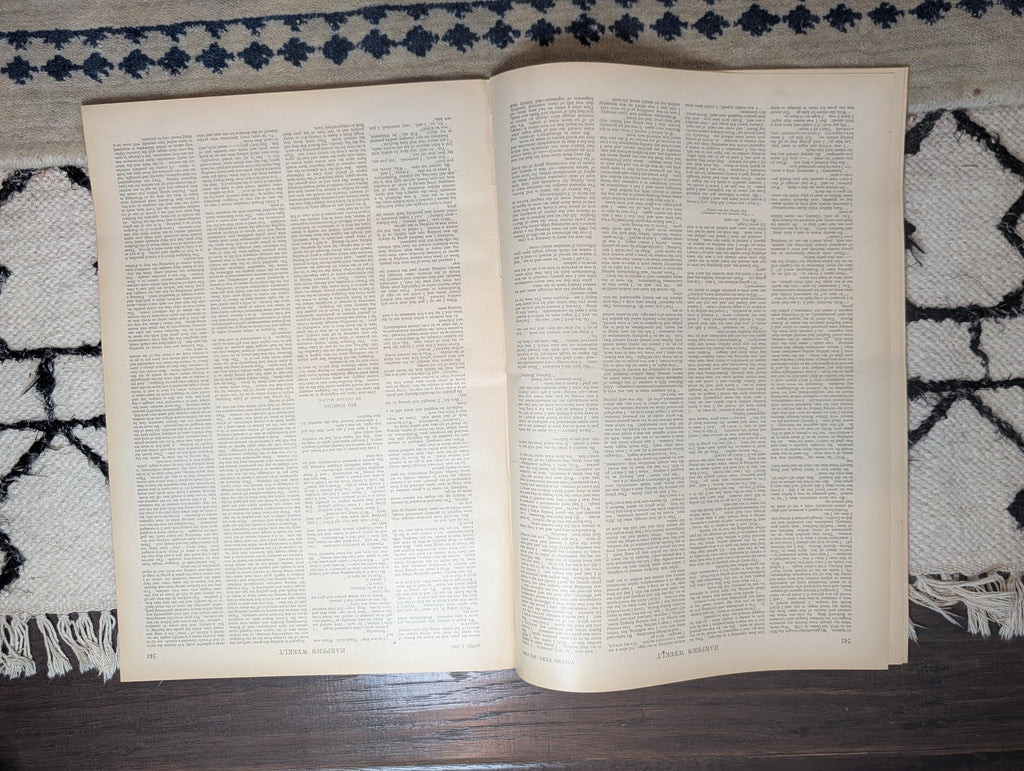1891 Remington Indian Fishing Front Page, J. Bruce Ismay Pre-Titanic, Badminton — Apr 4
