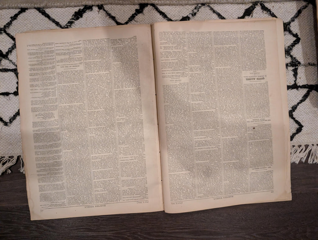 1864 Robert E. Lee Portrait Harper's Weekly July 02 Escaped Slave