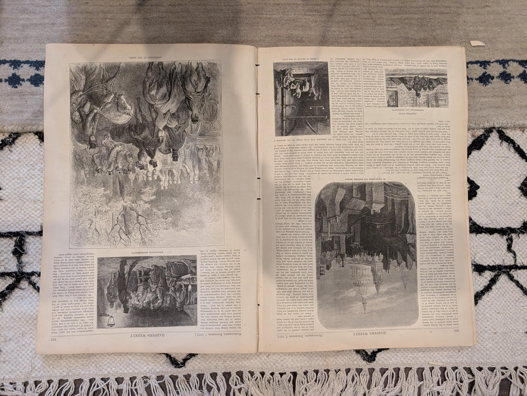 1872 Nast No Surrender Harper's Weekly Dec 07 Boston Fire Gambling