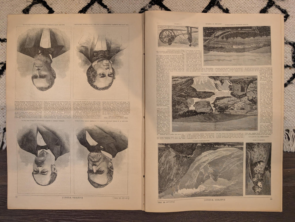 1881 Native Americans Pow-Wow White House, Chester Cathedral, Central Park Fire — Jan 22