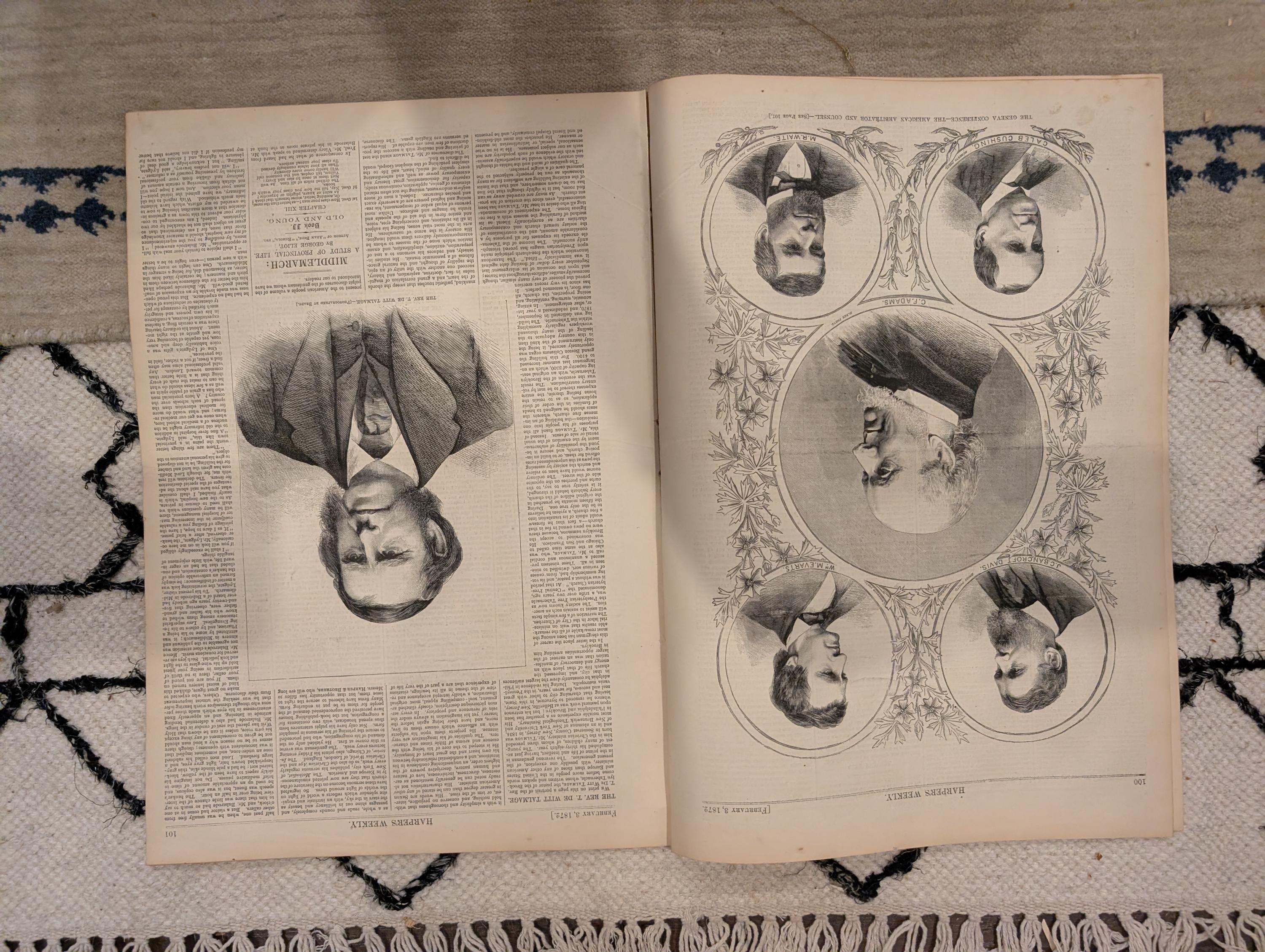 1872 Grand Central Depot Harper's Weekly February 03 New York City