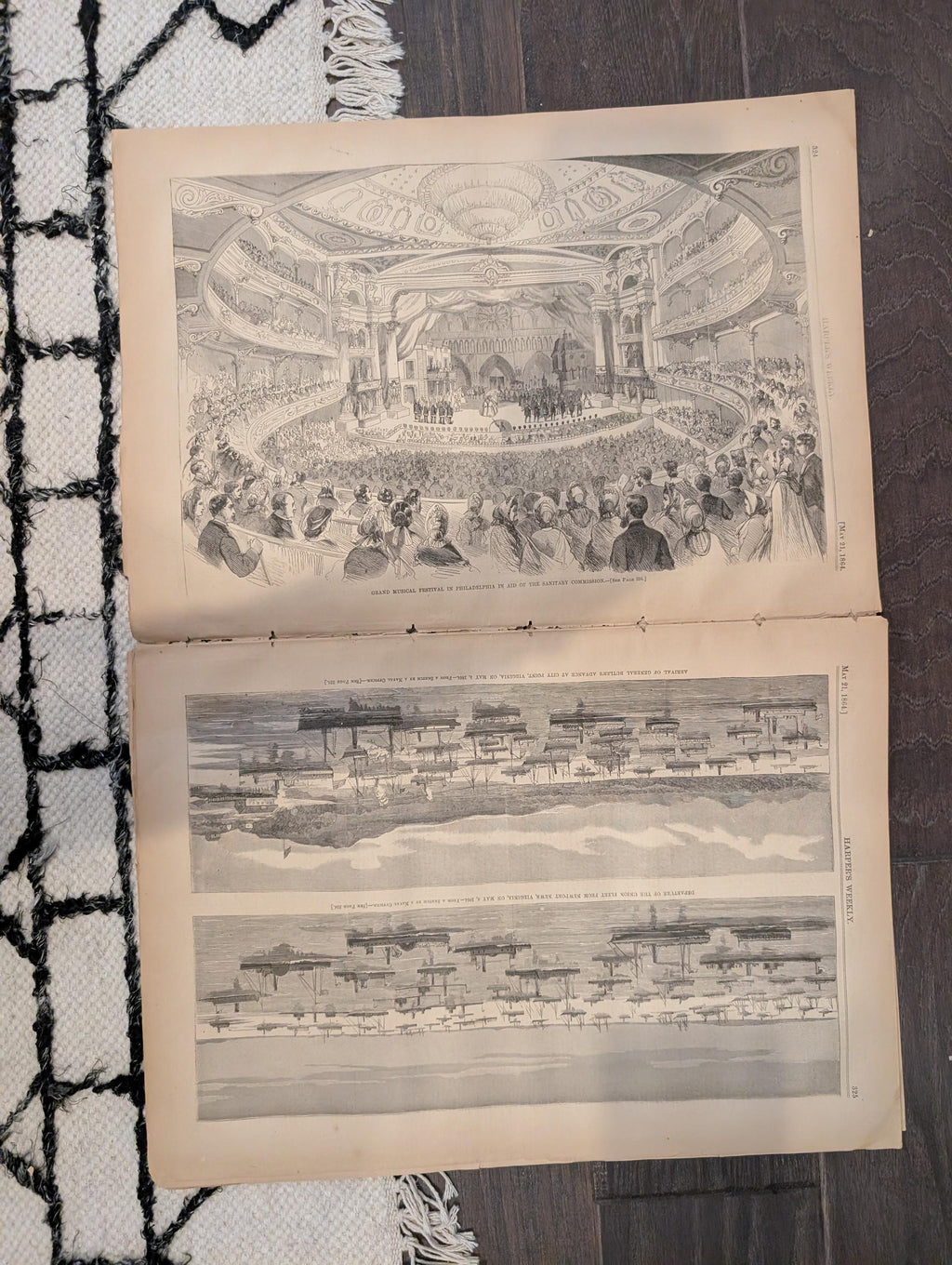 Harper's Weekly 1864 Rebel Atrocities May 21 Sherman Buzzard's Roost