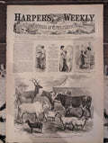 Harper’s Weekly – October 3, 1868 – International Cricket Match • Prize Animals • Nast’s “Modern Samson” • South American Earthquake • Freed