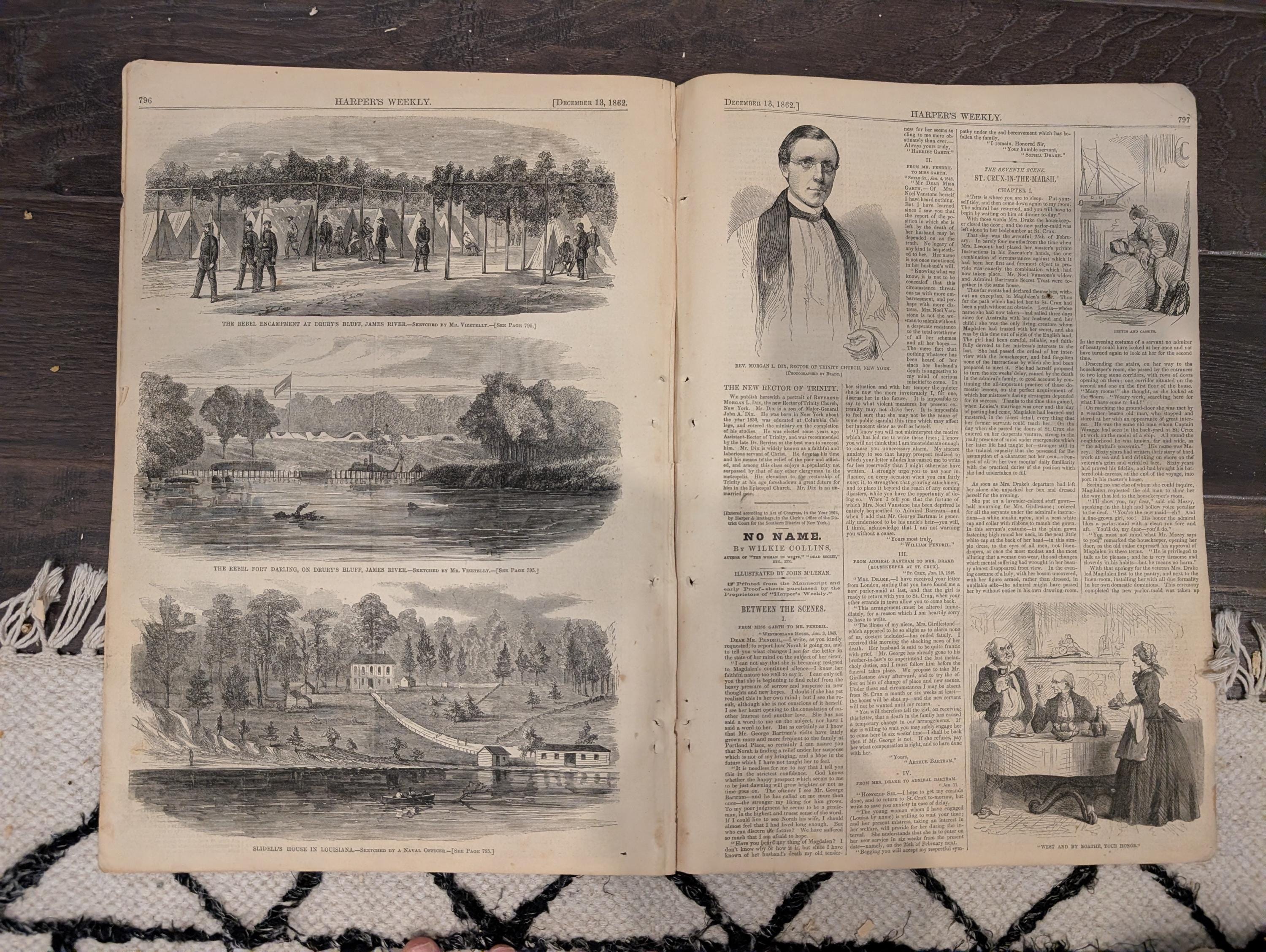 Harper’s Weekly – December 13, 1862 – Burnside & Commanders • Fredericksburg March • Petersburg, VA