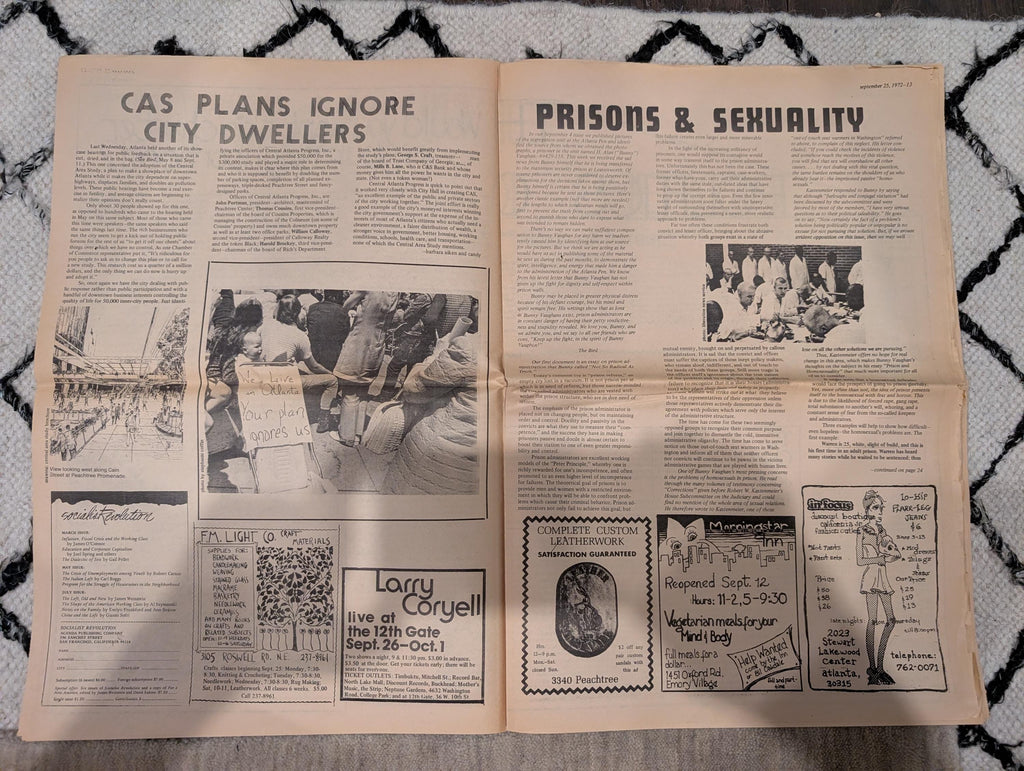 The Great Speckled Bird | September 25, 1972 | Underground Atlanta Newspaper | Labor Strikes, Palestine, Cheech & Chong, Al Green