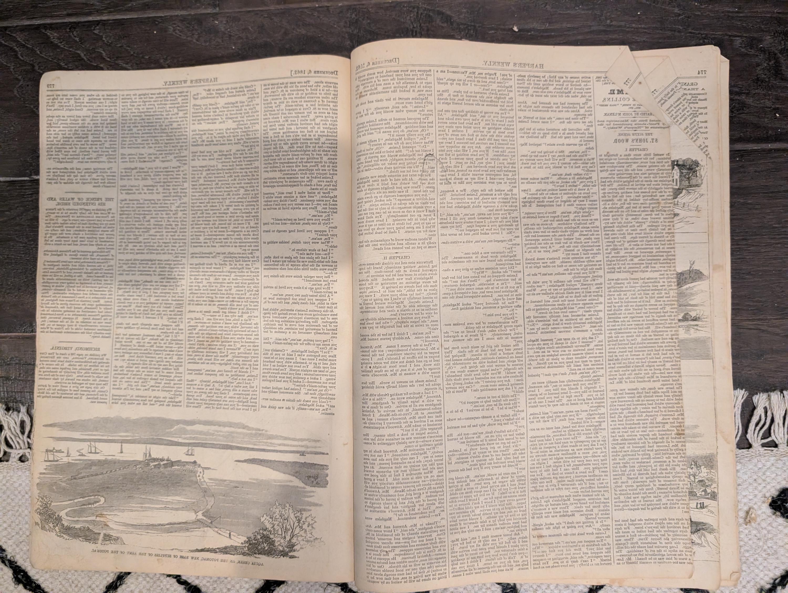 Harper’s Weekly – December 6, 1862 – Fredericksburg Views • Passaic Ironclad • Gen. Nathaniel P. Banks