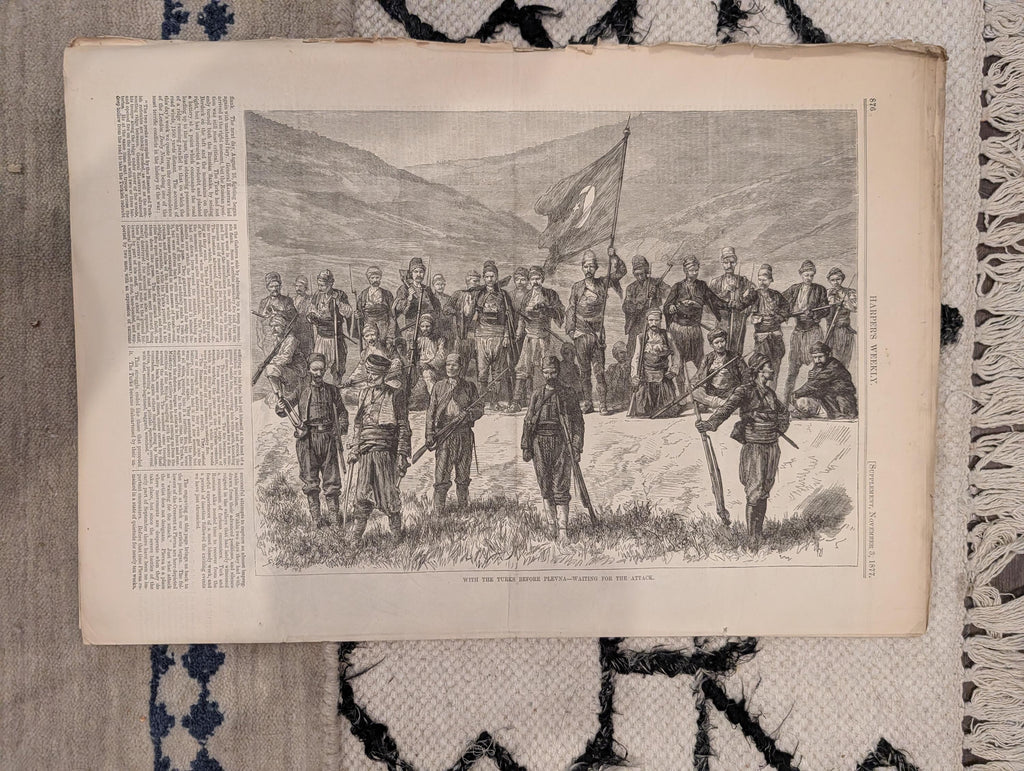 1877 Hot Springs Arkansas, Nast Tiger & Lamb, Shipka Pass — Nov 3