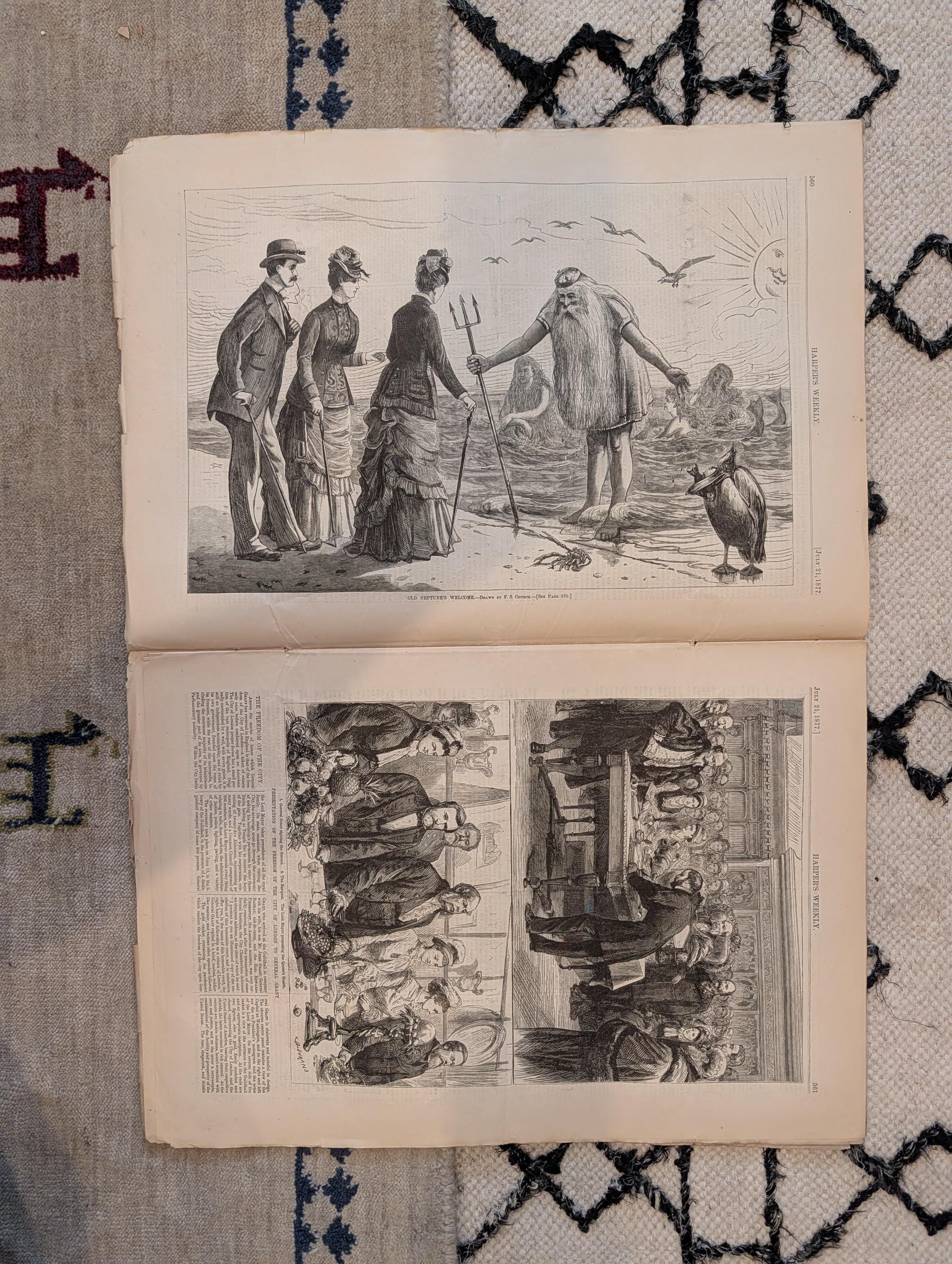 1877 Grant in London, Caxton First Printer, Russian Torpedo Boats — Jul 21