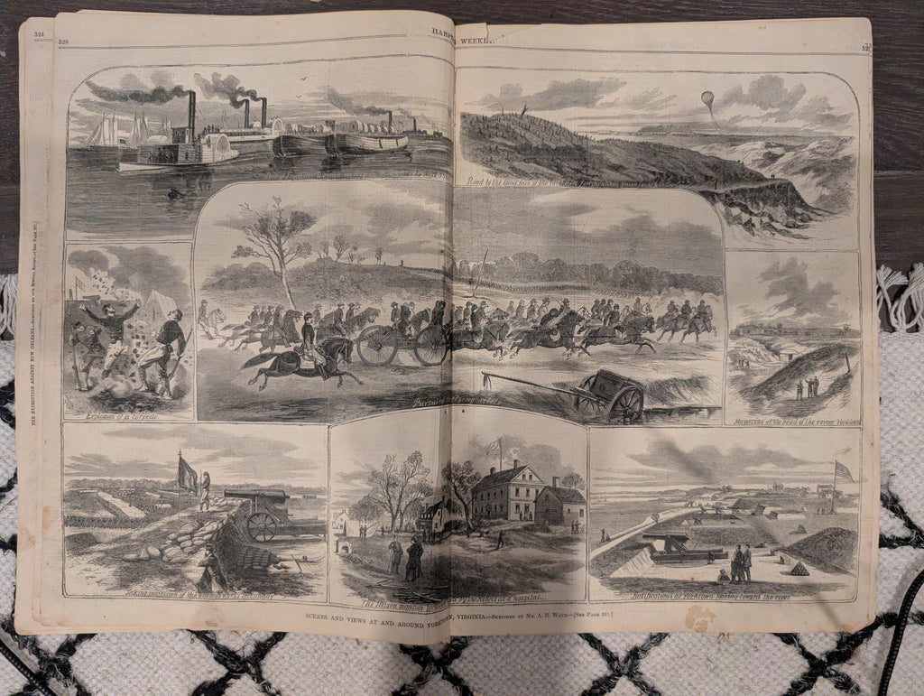 Harper’s Weekly – May 24, 1862 – Battle of Williamsburg • Reoccupation of Norfolk • Massive New Orleans Fleet Prints
