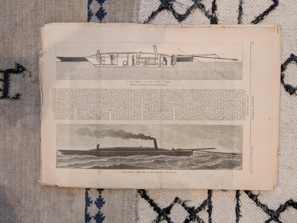 1877 Grant in London, Caxton First Printer, Russian Torpedo Boats — Jul 21