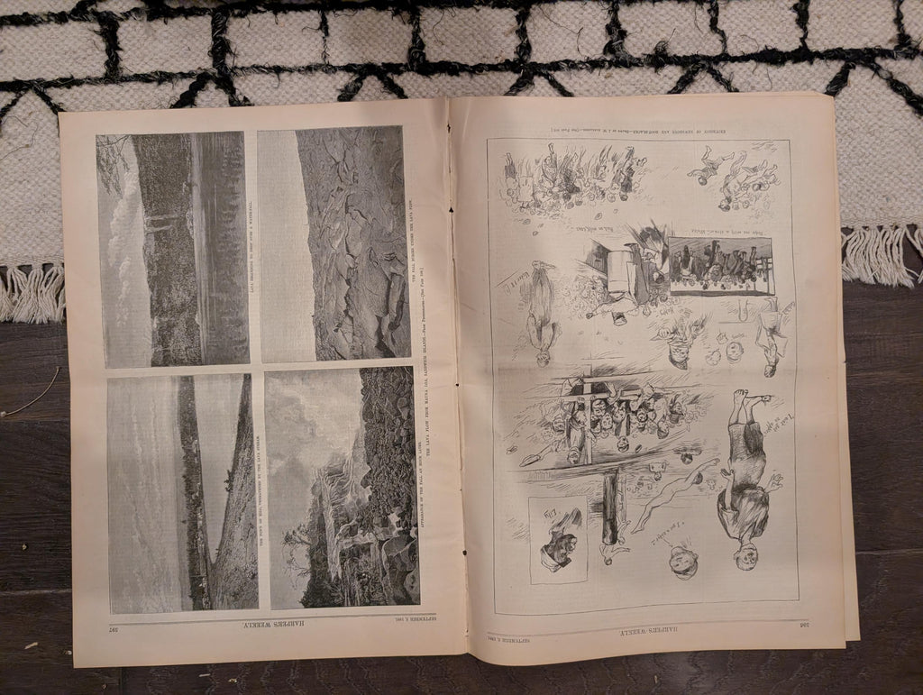 1881 Mauna Loa Lava Flow Hawaii, Newsboys Excursion, Colorado Travel — Sept 3