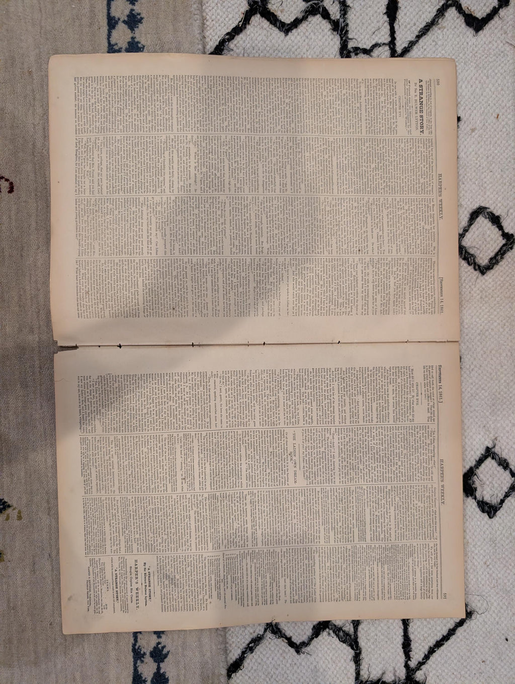 1861 General Butler Hatteras Expedition Harper's Weekly Sept 14 West Point Foundry