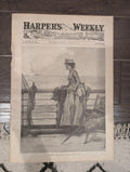 Harper’s Weekly October 22, 1887 – Lincoln Statue, Cycling, Presidential Tour, Yacht Club Cup