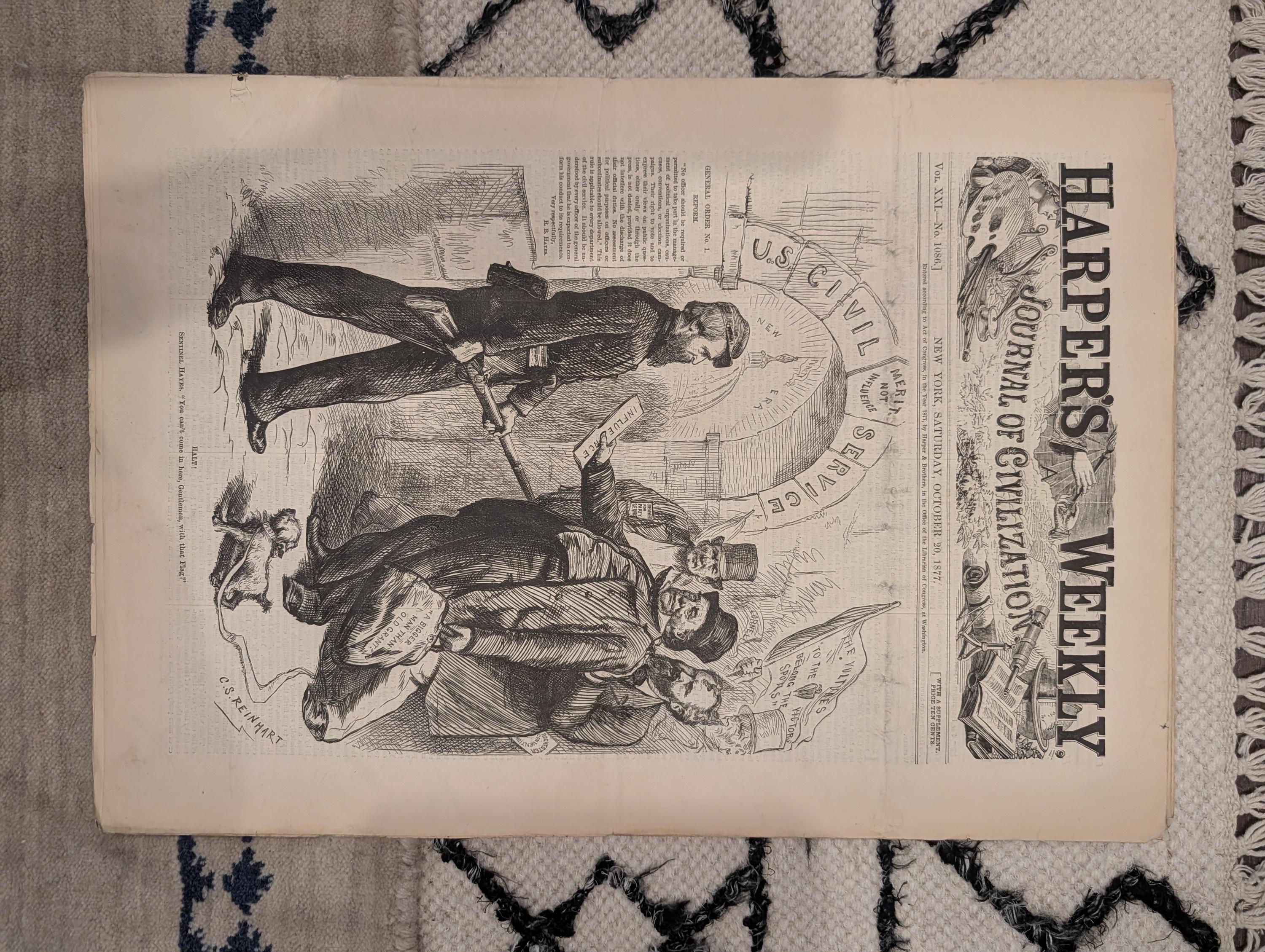 1877 Red Cloud Sioux Delegation, Moonshine Kentucky, China Famine — Oct 20