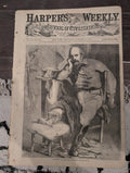 Harper’s Weekly – October 25, 1862 – Civil War Maps & Thomas Nast “After the Battle” Centerfold