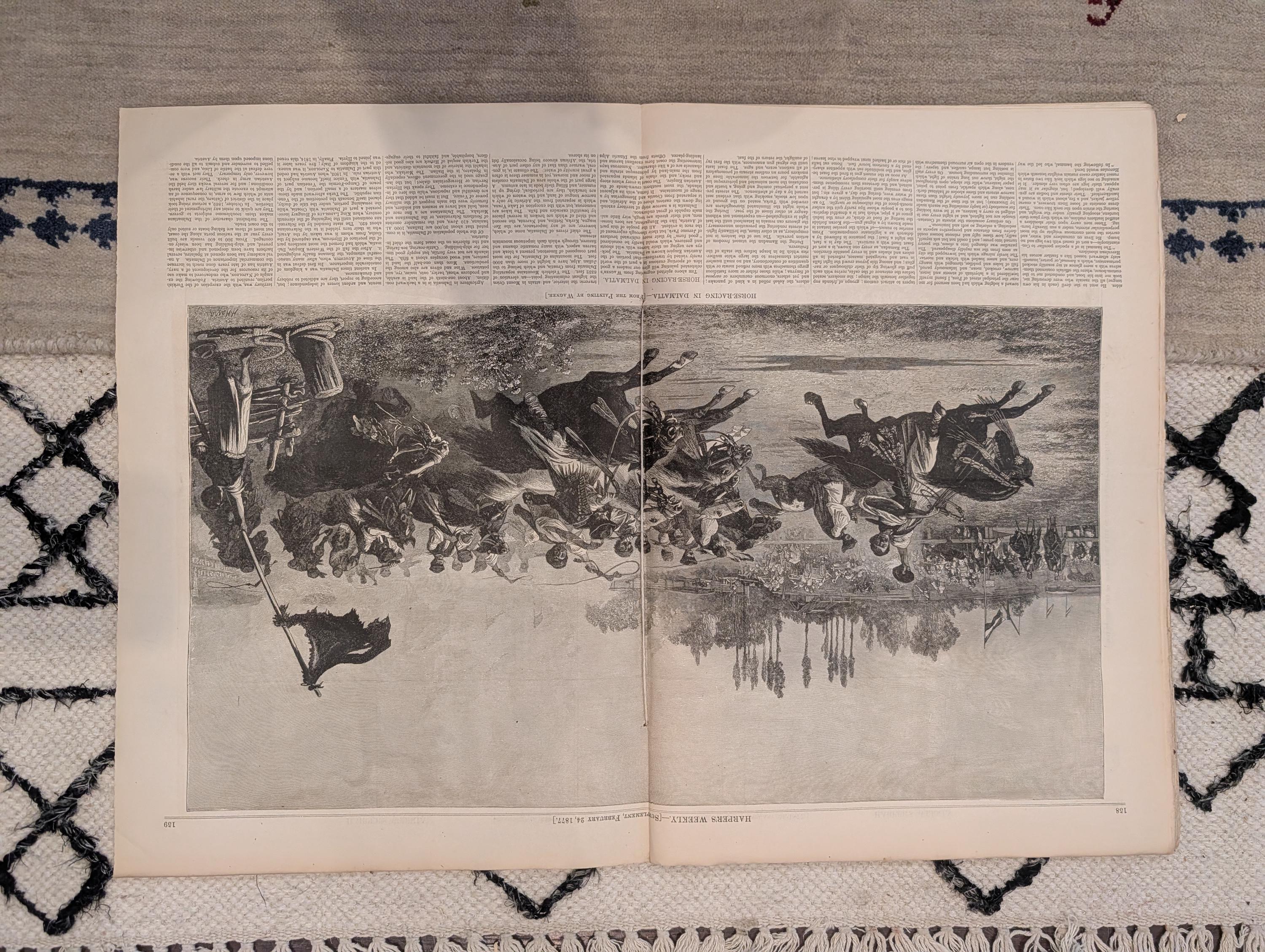 1877 Winslow Homer Backgammon, Central Park Skating, Nast — Feb 24