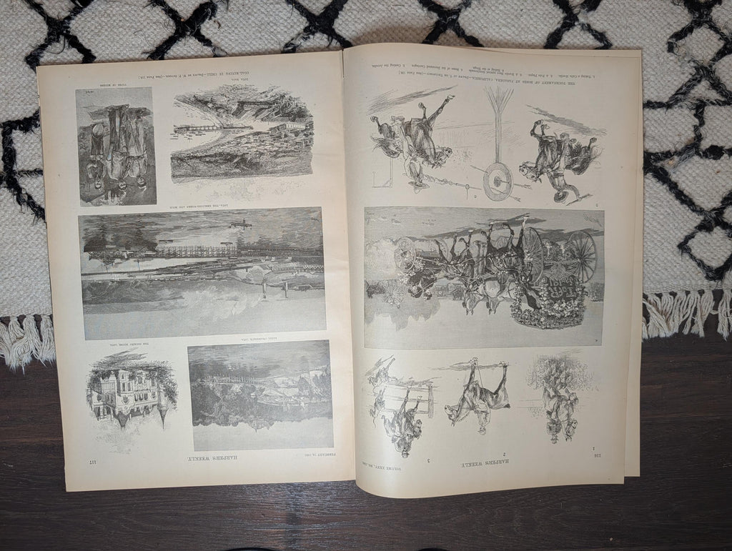 1891 Tournament of Roses Pasadena, NY Rabbi Front Page, Last Sioux War — Feb 14