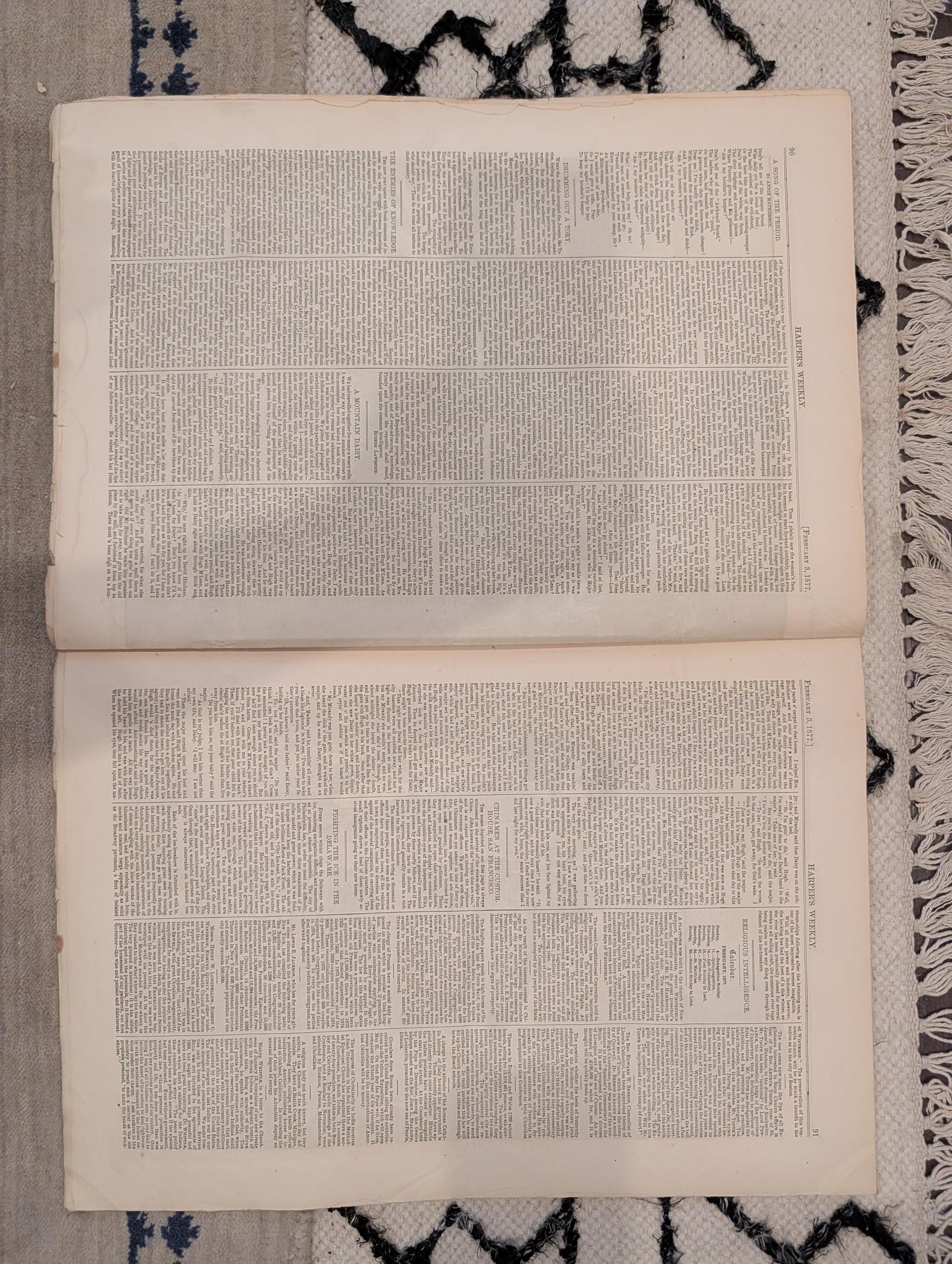 1877 Chinese Immigrants SF, Tory Drummed Out, Russia War Prep — Feb 3