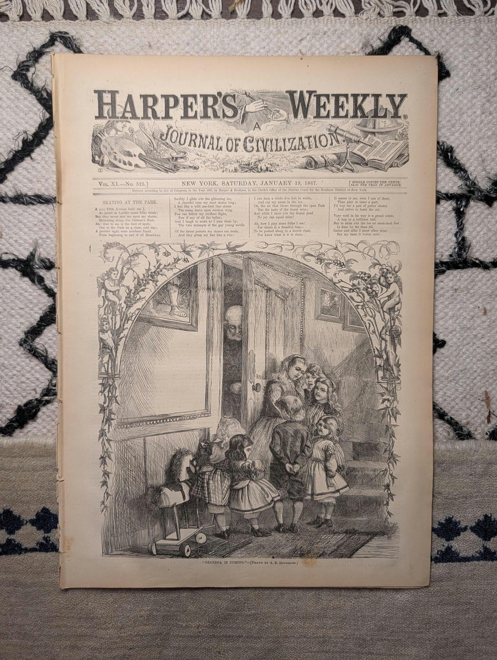 1867 Bayou LaFourche Church Scene, Bennett Jr., Louisiana Creole — Jan 19