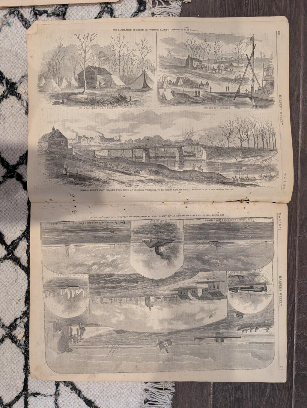 Harper’s Weekly – May 3, 1862 – Heroes of Shiloh • Merrimac Scenes • Fort Pulaski • Winslow Homer Prints