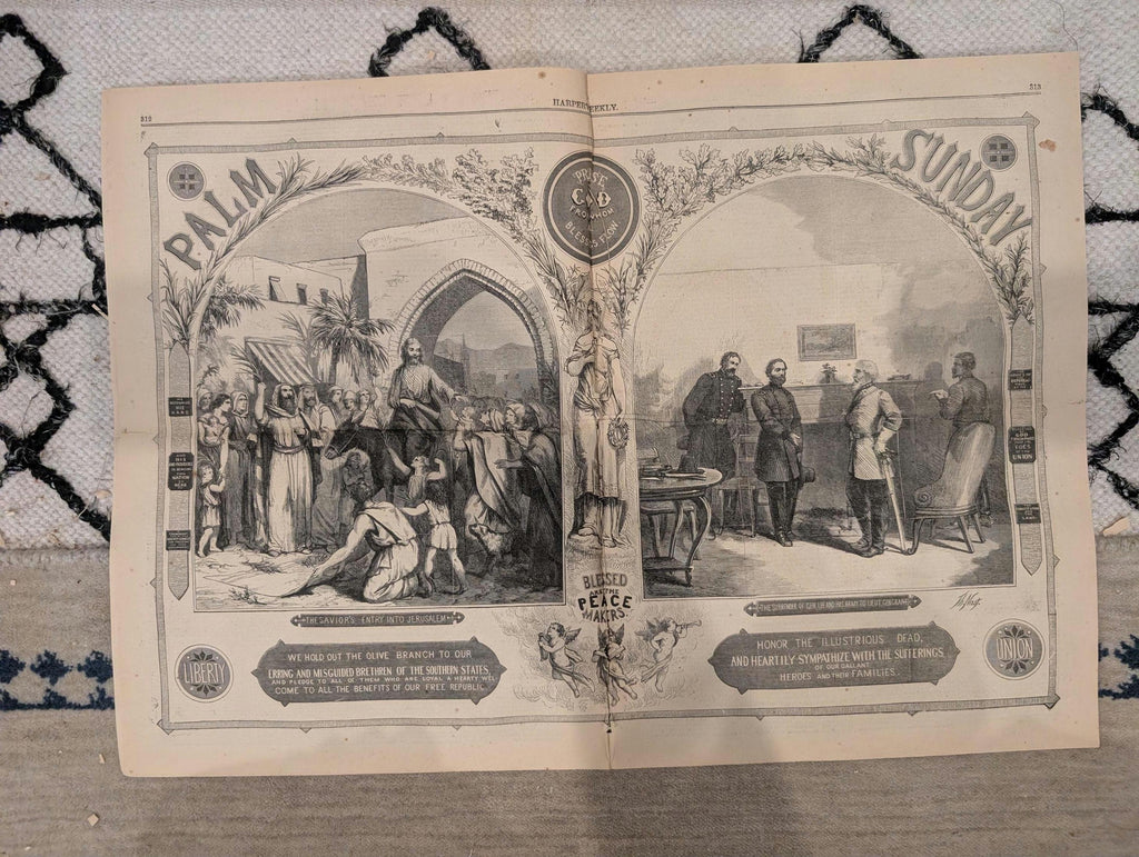 1865 Lincoln Funeral Chicago Harper's Weekly May 20 Garrett's Barn Sultana