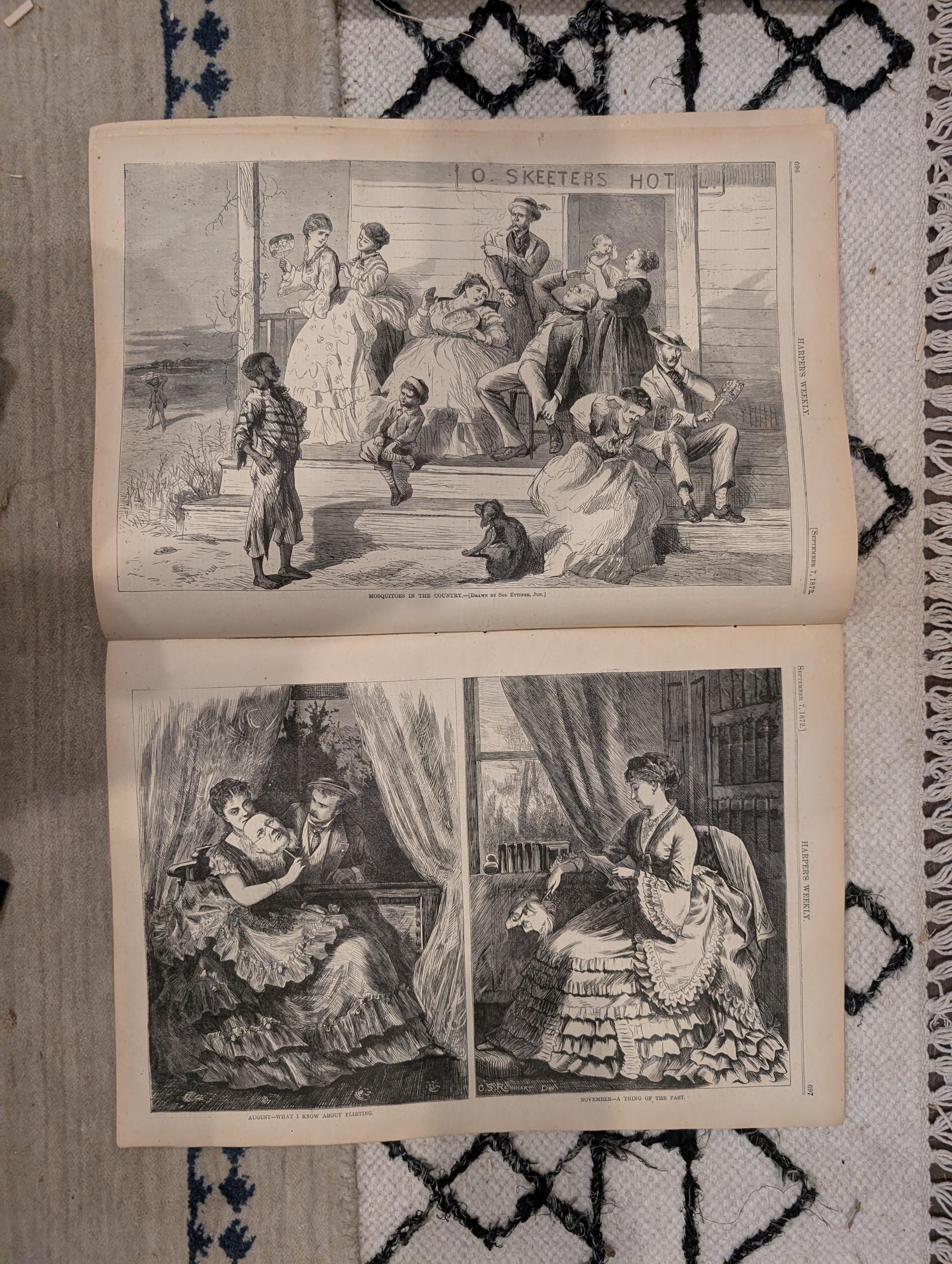 1872 Nast Democrats Republicans Harper's Weekly Sept 07 Reconstruction
