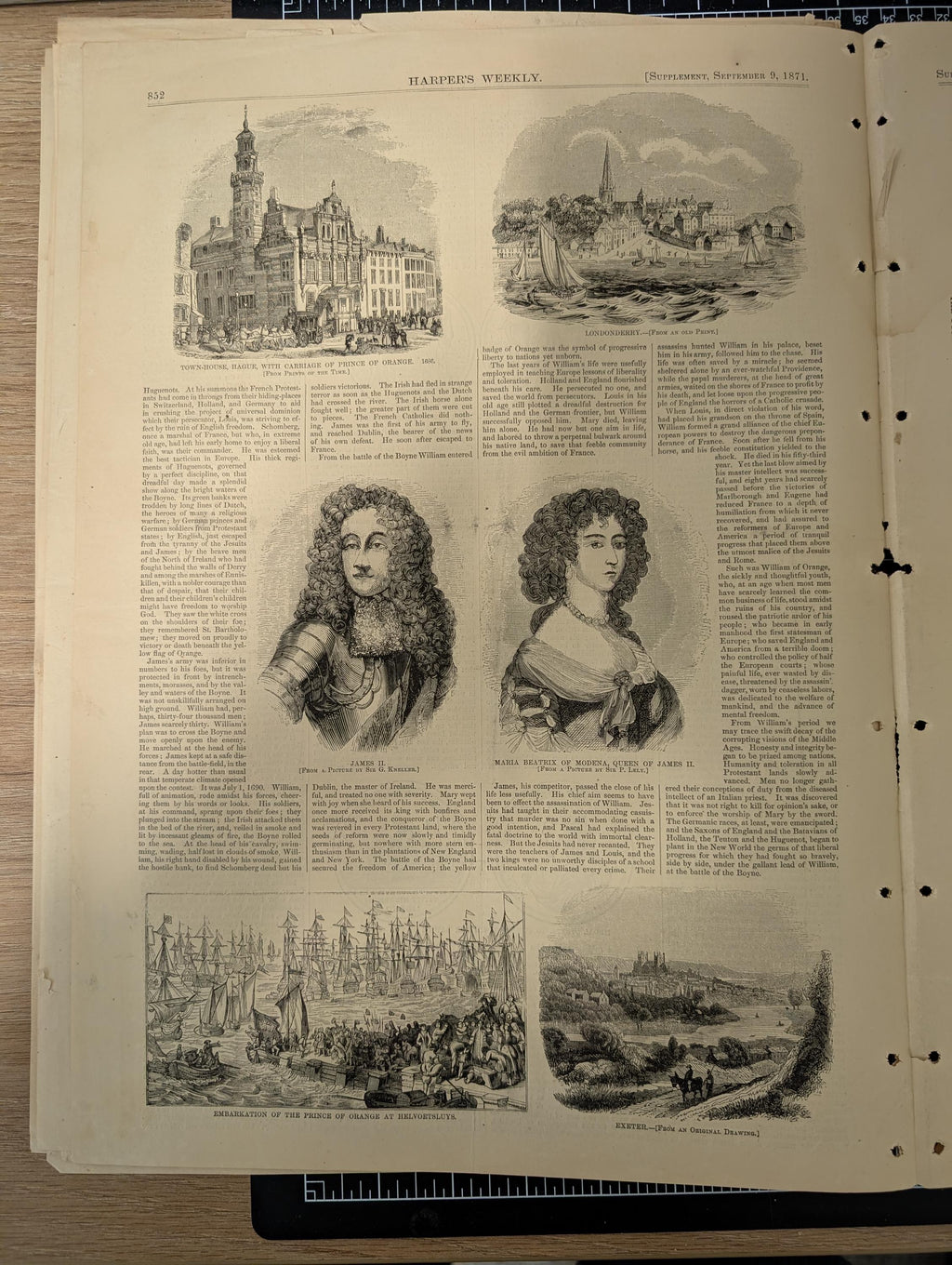 Harper’s Weekly – September 9, 1871 | United Italy Cover, Standing Buffalo Sioux, Korean Expedition, Tammany Hall | Complete w/ Supplement