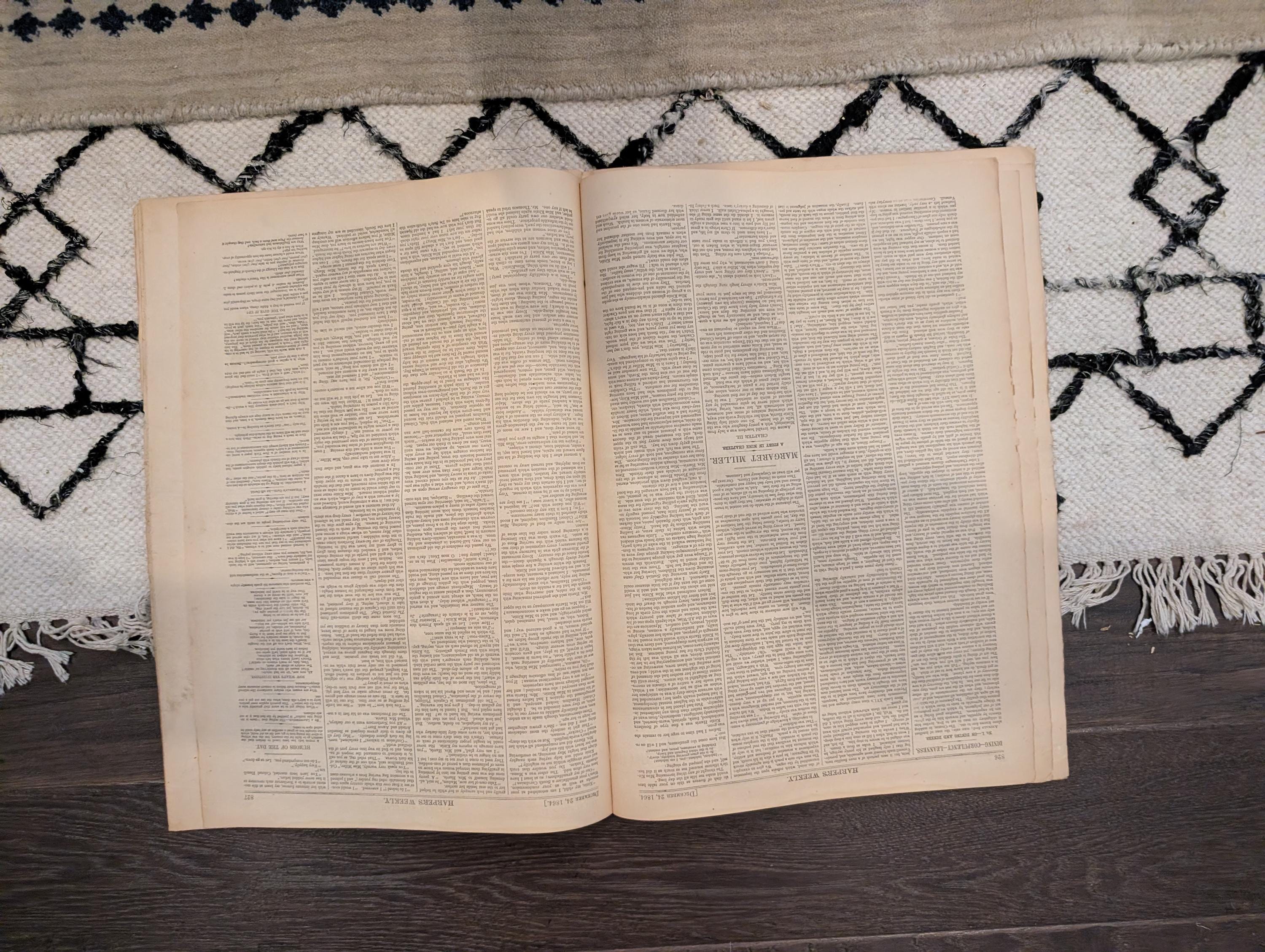 1864 Salmon Chase Supreme Court Harper's Weekly December 24 Virginia Rebellion
