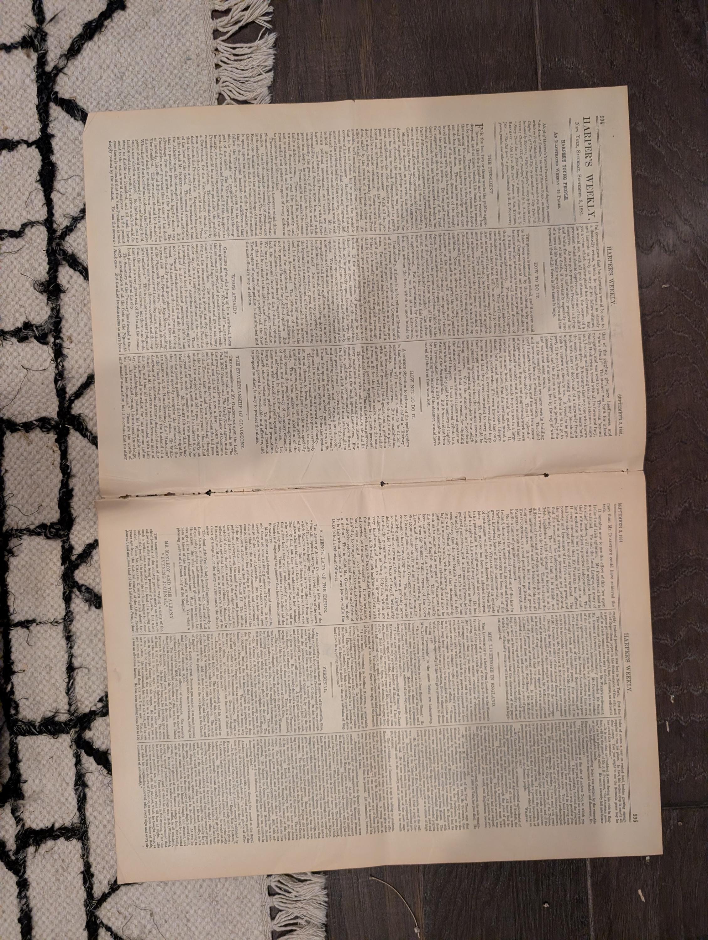 1881 Mauna Loa Lava Flow Hawaii, Newsboys Excursion, Colorado Travel — Sept 3