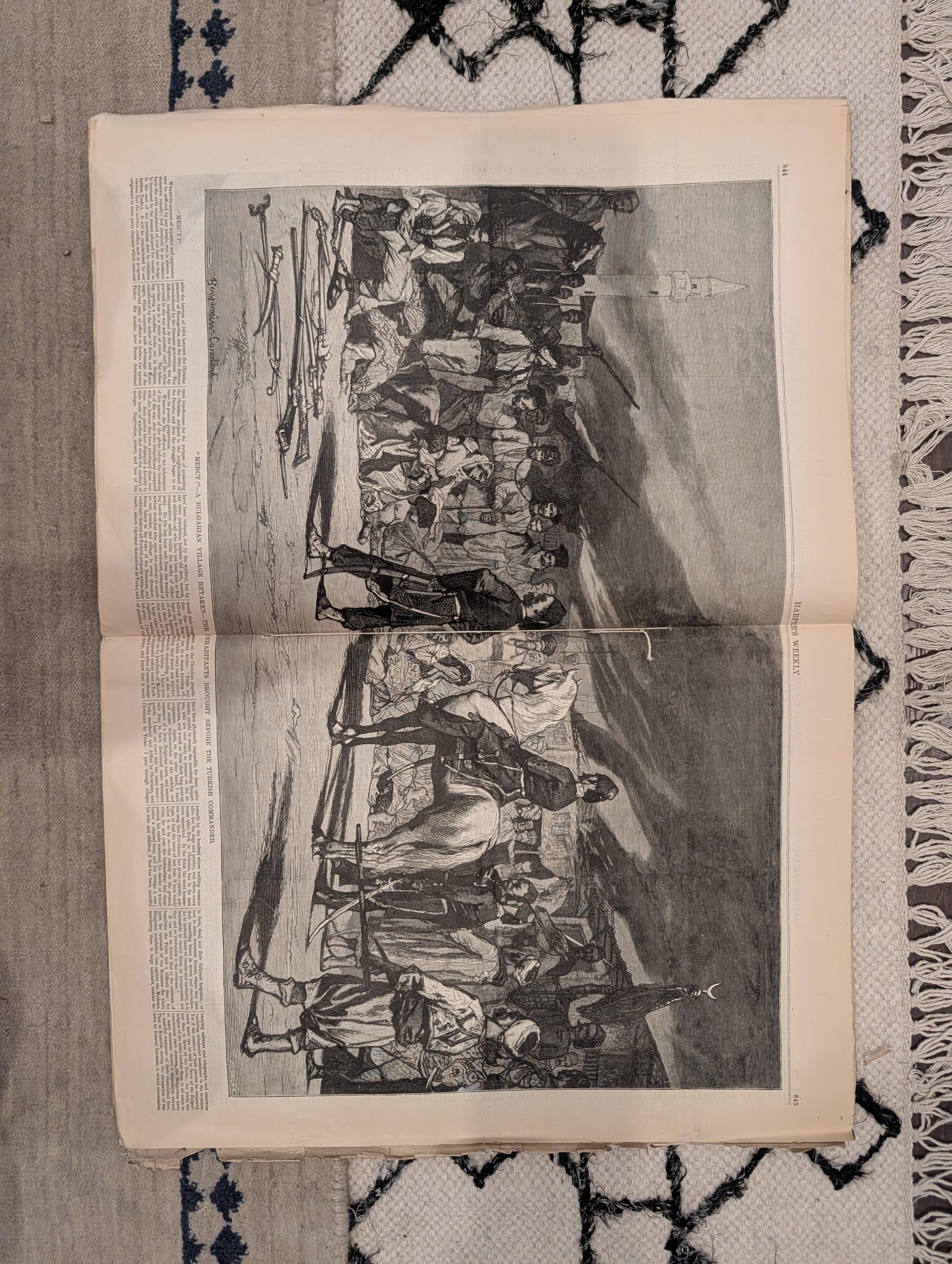 1877 Custer Funeral West Point, Bulgarian Village, Nast — Oct 27