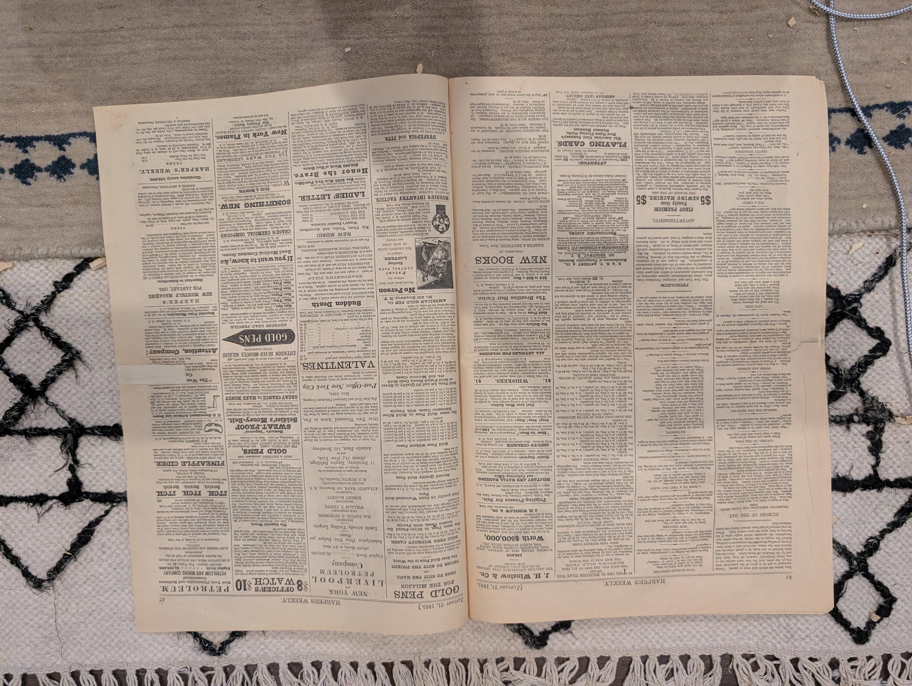 1865 Savannah Union Occupation Harper's Weekly Jan 21 Dutch Gap Canal