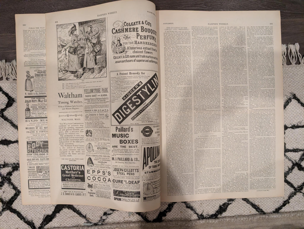 Harper’s Weekly – May 28, 1887 – Chicago Front Page, Decoration Day Centerfold, Rural Pennsylvania Auction, Broadway Elevated Railroad