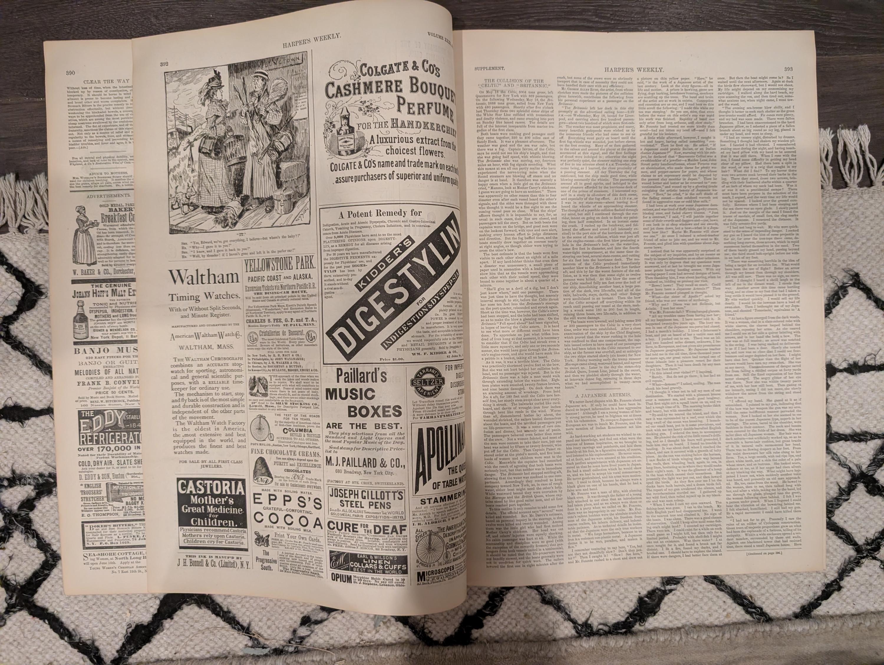 Harper’s Weekly – May 28, 1887 – Chicago Front Page, Decoration Day Centerfold, Rural Pennsylvania Auction, Broadway Elevated Railroad