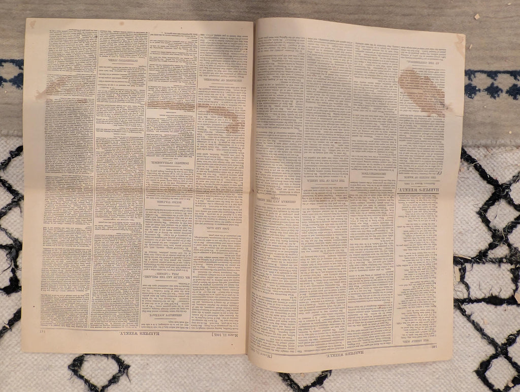 1865 Harper's Ferry Petersburg Harper's Weekly March 11 Atlantic Cable