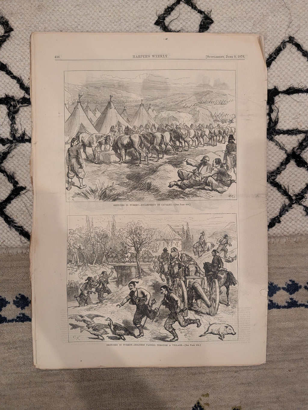 1877 Chinese Reception SF, Niagara Falls, Nast, Turkey War Scenes — Jun 9