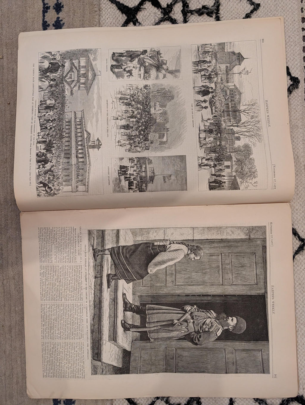 1877 Chief Joseph Surrender, Nicopolis Ruins, Nast Elephant — Nov 17