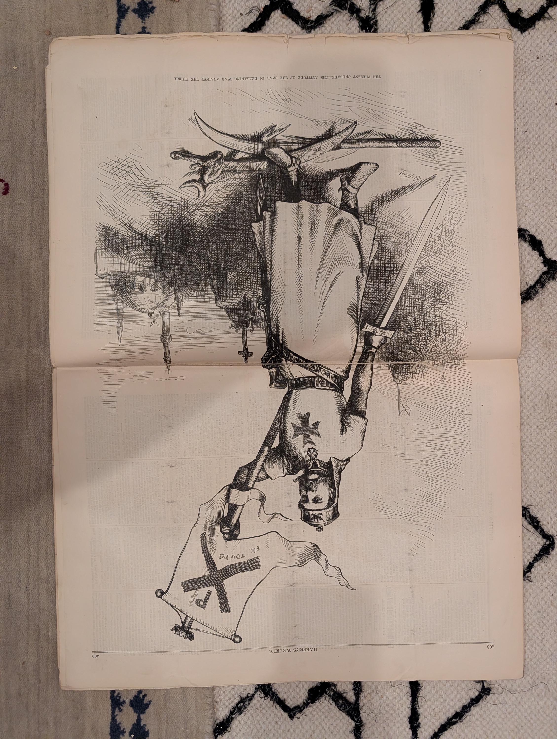 1877 Westminster Dog Show, Nast Czar War, Circular Ironclad, Barnum — May 26