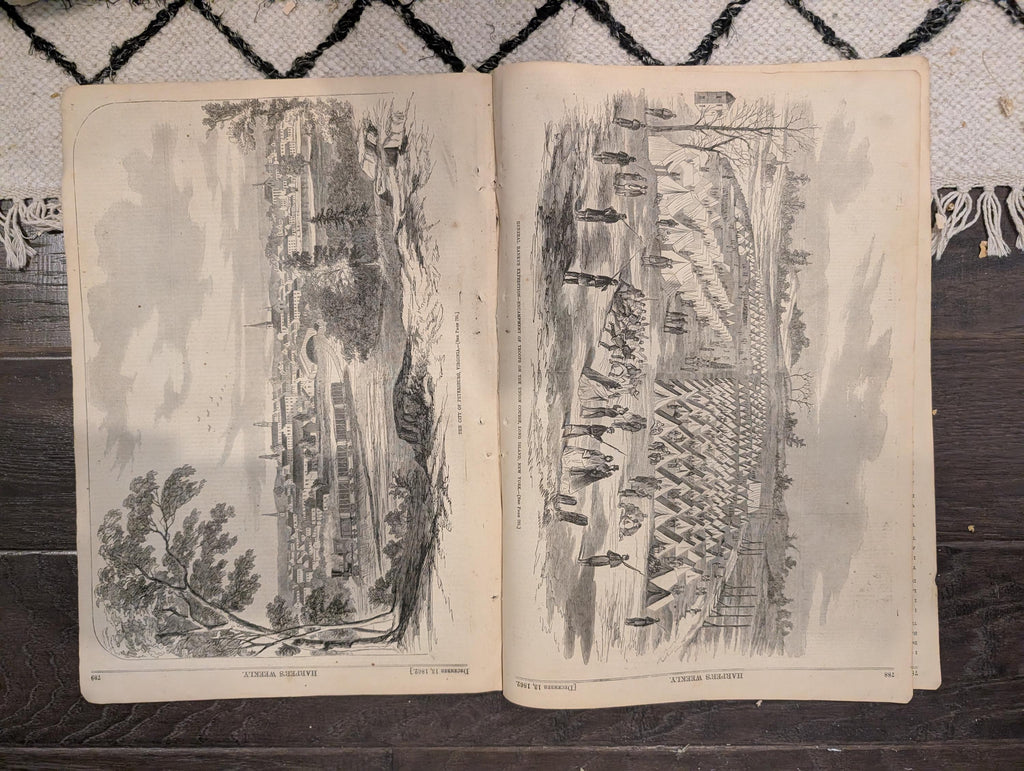 Harper’s Weekly – December 13, 1862 – Burnside & Commanders • Fredericksburg March • Petersburg, VA