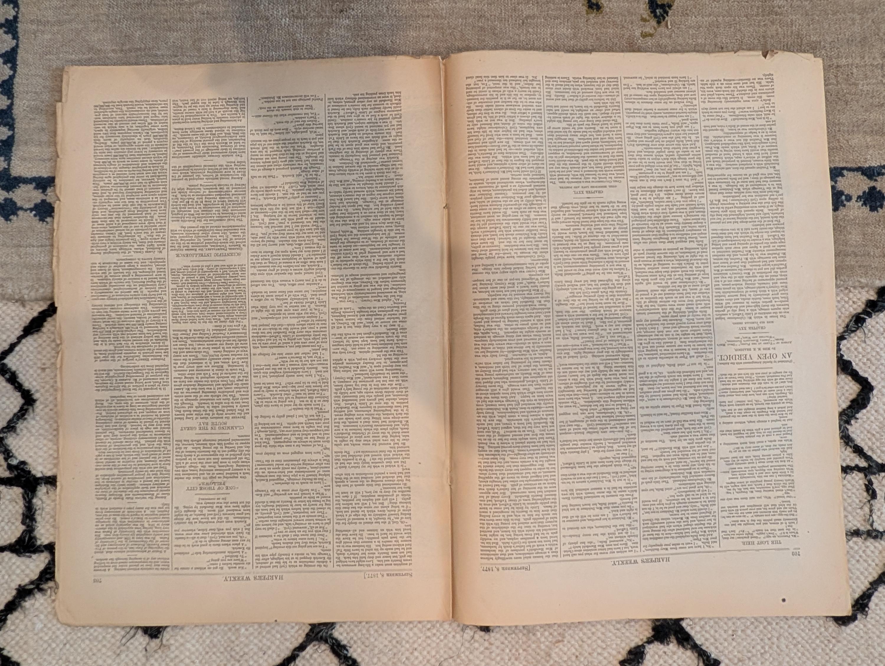 1877 Alma-Tadema Centerfold, Clamming Long Island, Rubens — Sep 8