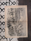 1864 Maryland Rebel Raid Harper's Weekly July 30 Petersburg Trenches