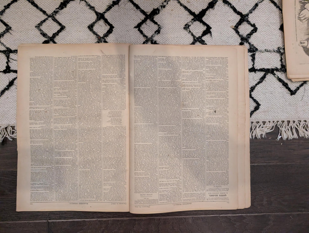 1864 Sherman's March Georgia Harper's Weekly December 10 Prisoners Exchanged