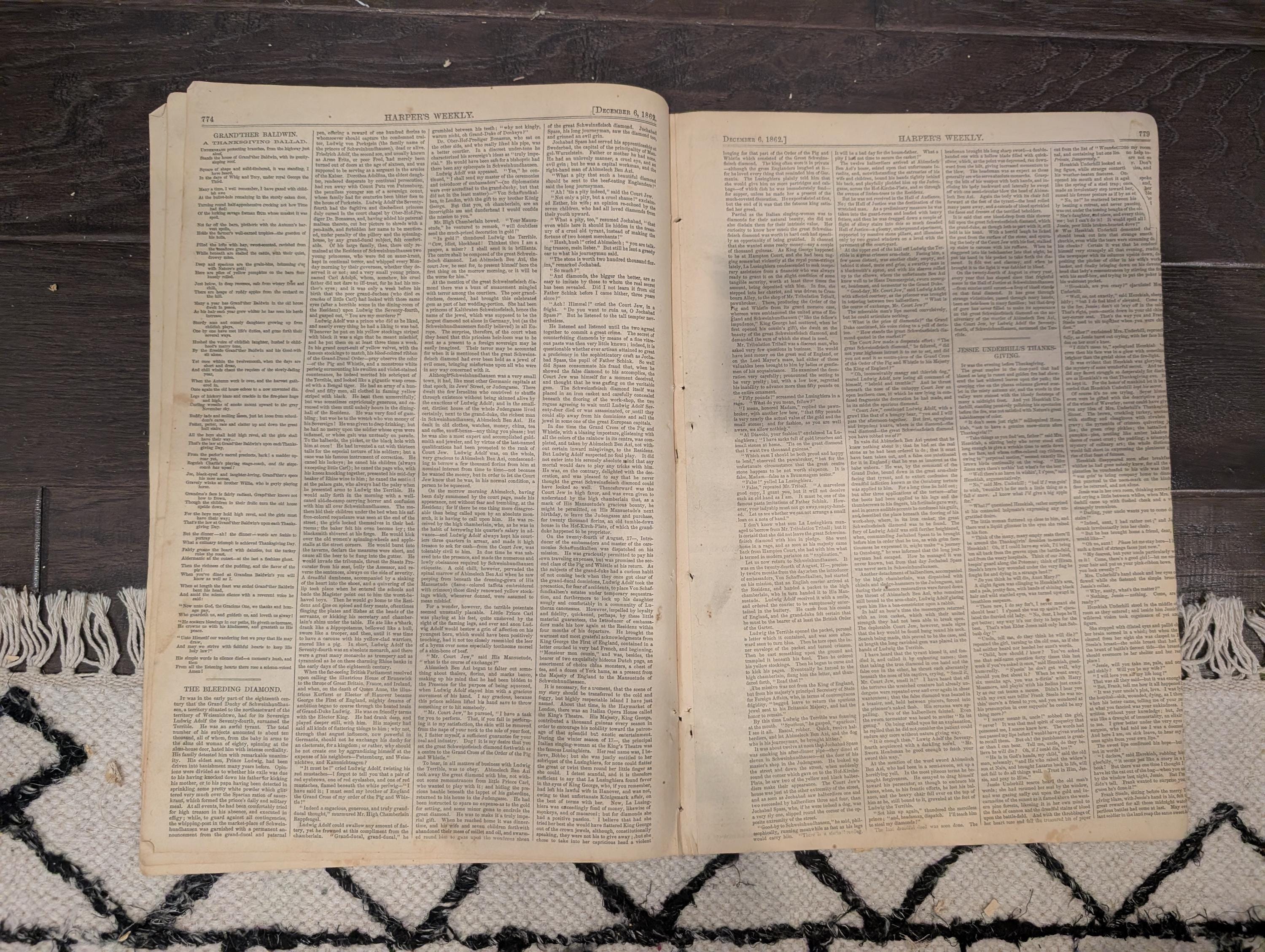Harper’s Weekly – December 6, 1862 – Fredericksburg Views • Passaic Ironclad • Gen. Nathaniel P. Banks