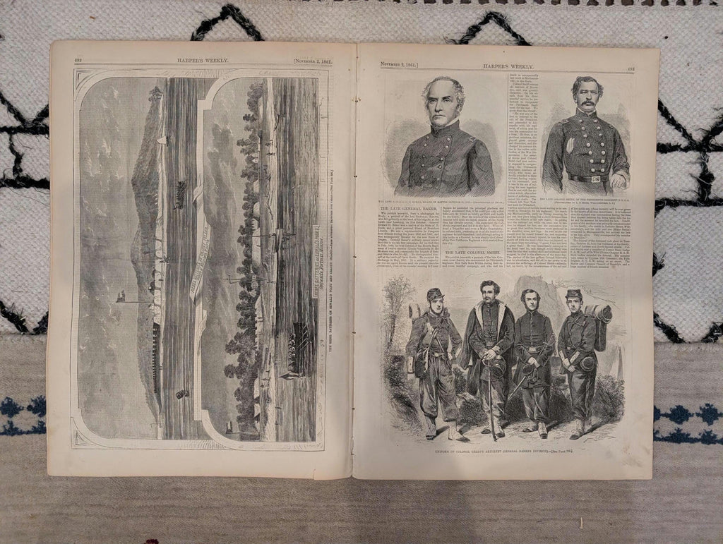 1861 Ironclad Merrimac Harper's Weekly Nov 02 Port Royal Expedition Submarine