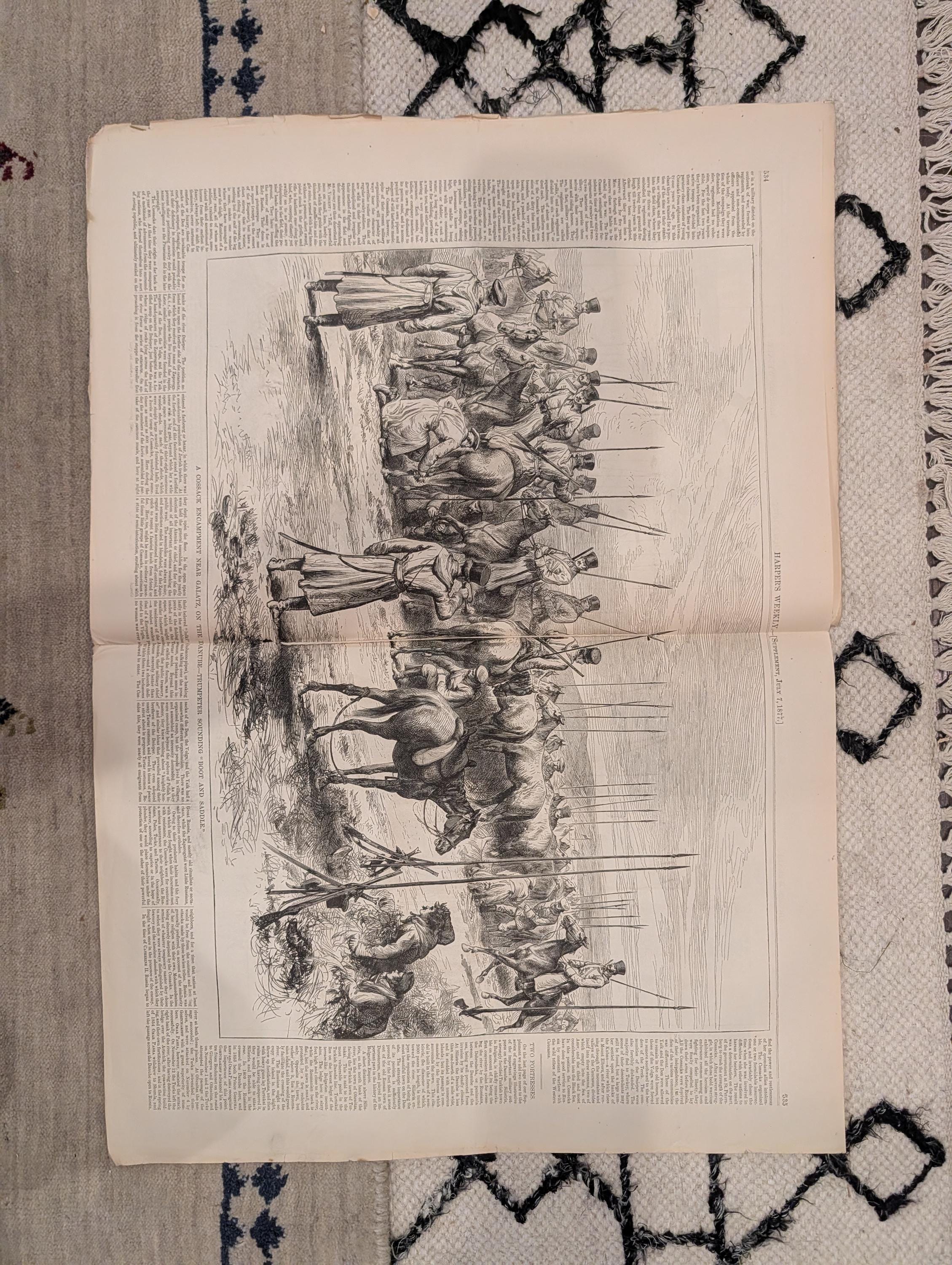 1877 Molly Maguires Hanged, Nast Liberty Morgue, Cossack Camp — Jul 7