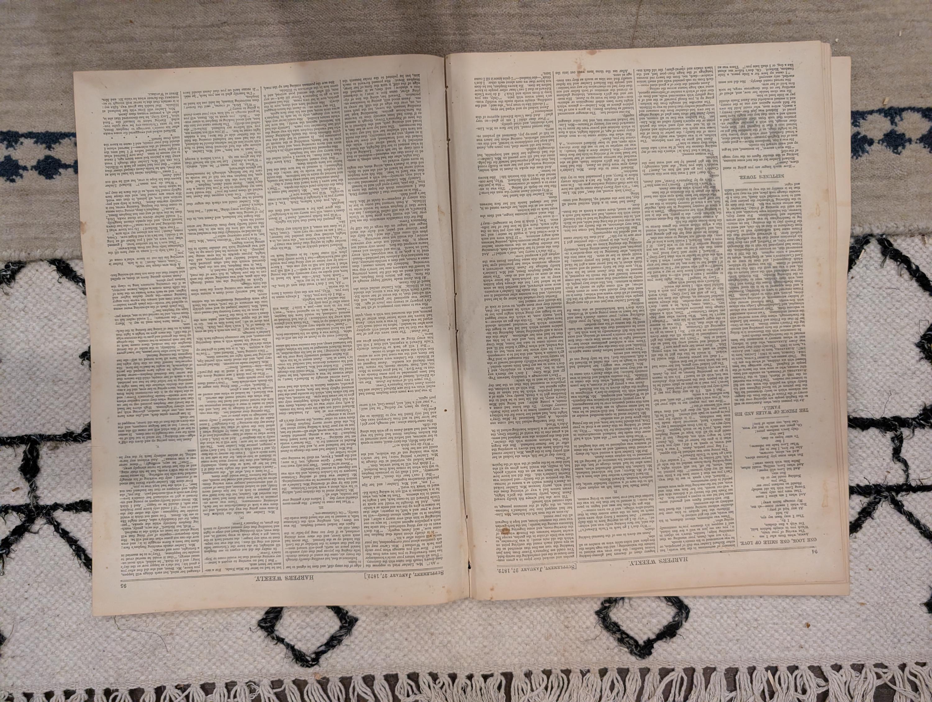 1872 Ku Klux Klan Harper's Weekly January 27 Mormons Brigham Young