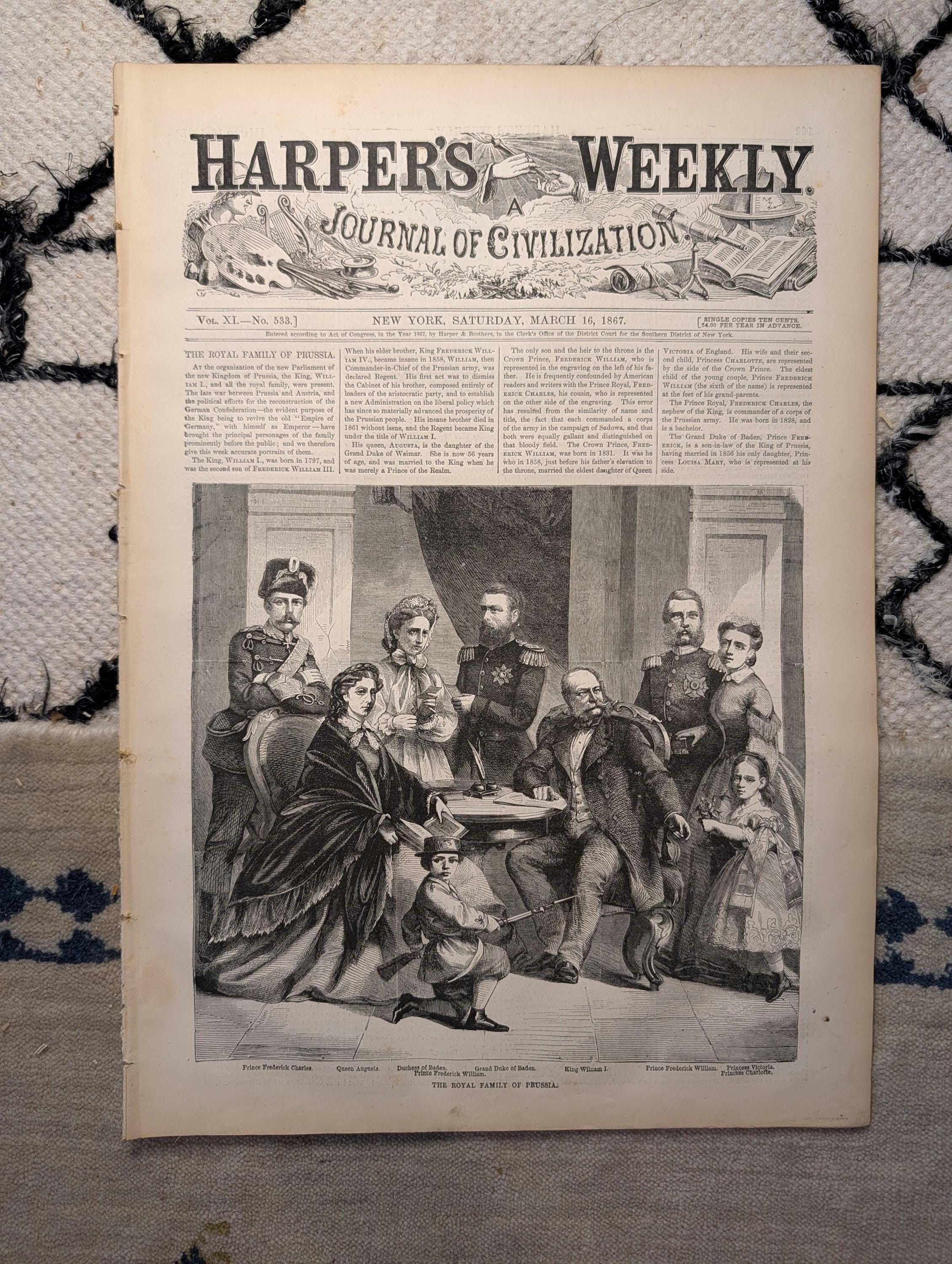 1867 Black Man Votes "Ballot Box" Predates "First Vote" Indian Delegation Mar 16