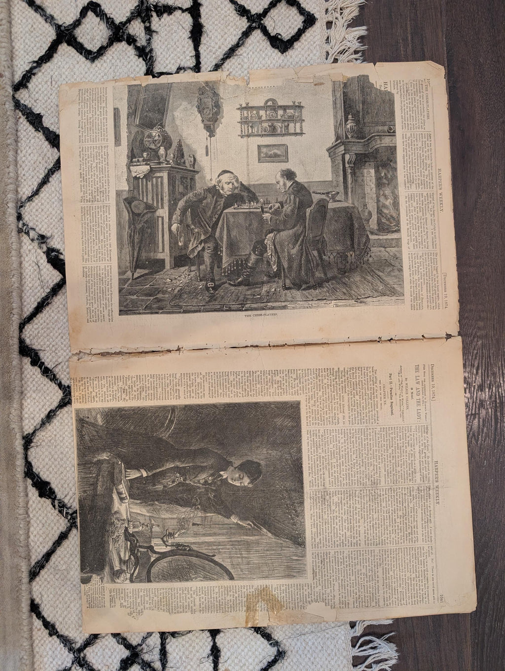 1874 Chicago Fire Dept · Nast on Teachers' Salaries · Grand Canyon & Yellowstone Supplement — Dec 19
