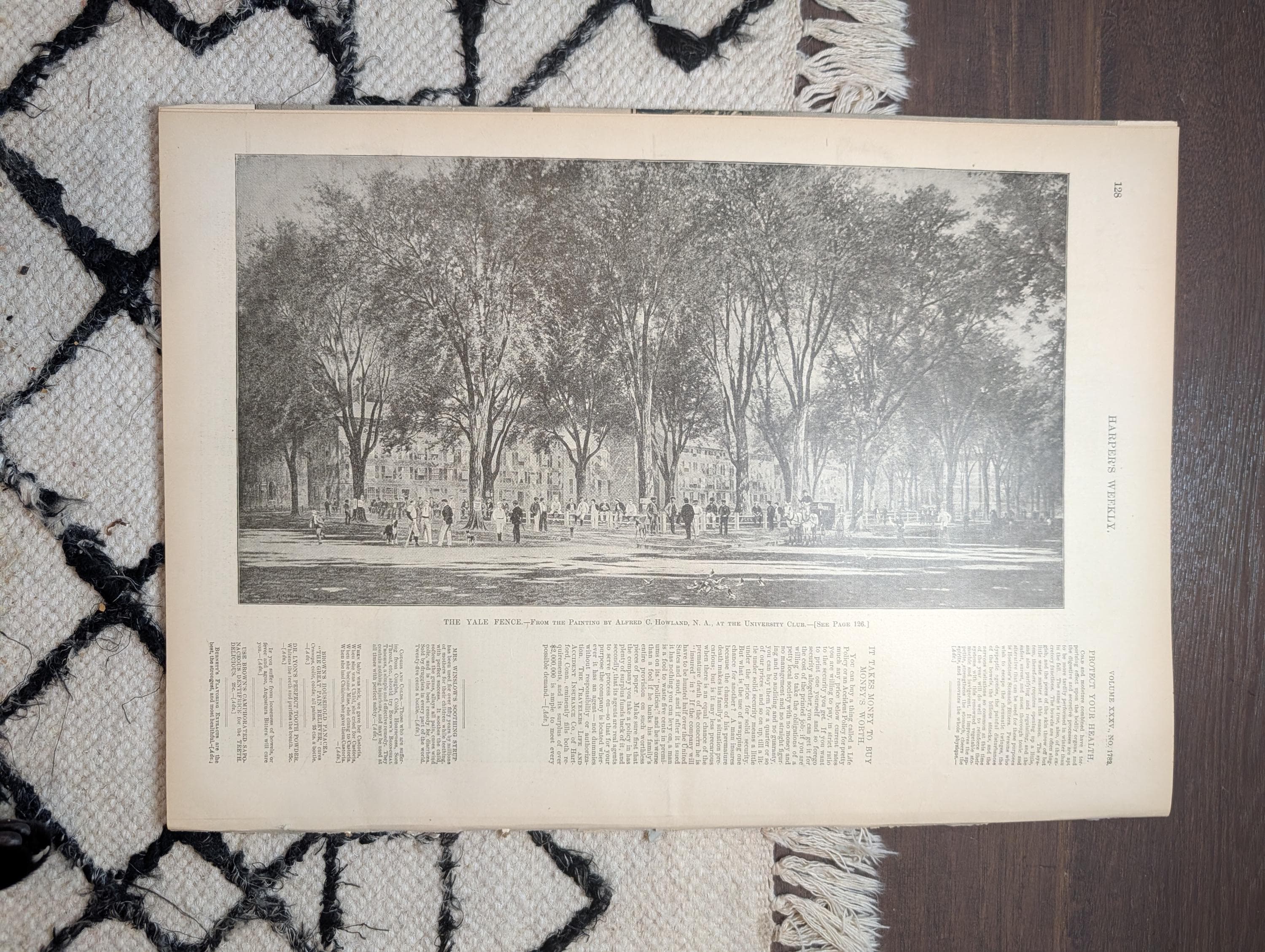 1891 Tournament of Roses Pasadena, NY Rabbi Front Page, Last Sioux War — Feb 14