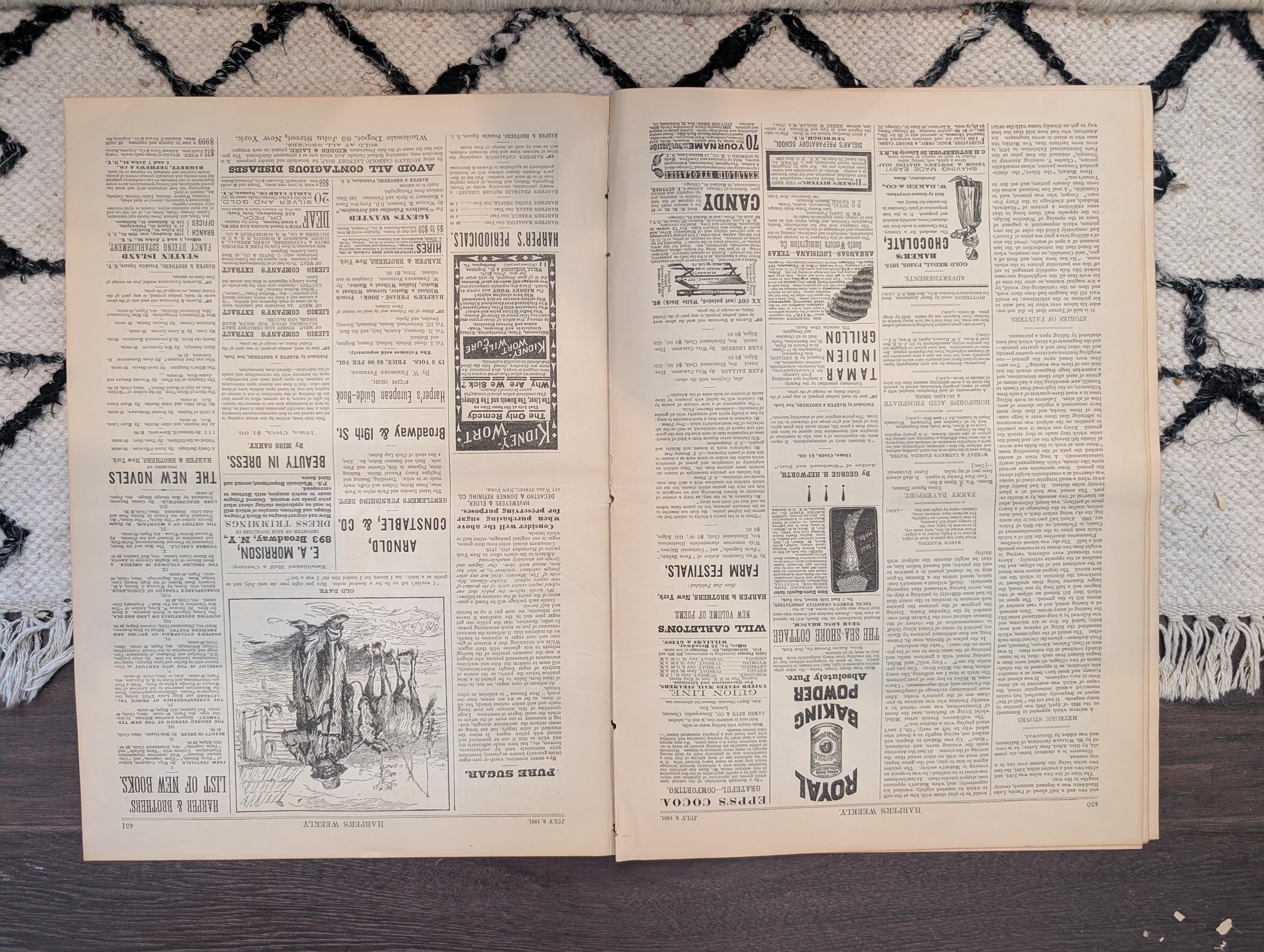 1881 Coney Island Pigeon Shooting, Yacht Racing, Nast "Pound Him" — Jul 9