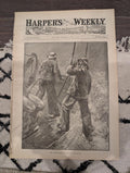 HARPER’S WEEKLY — April 2, 1887 — Mark Twain Bust, Republican Elephant, Casemate Fort Firing, Papago Indians, Ship in Storm